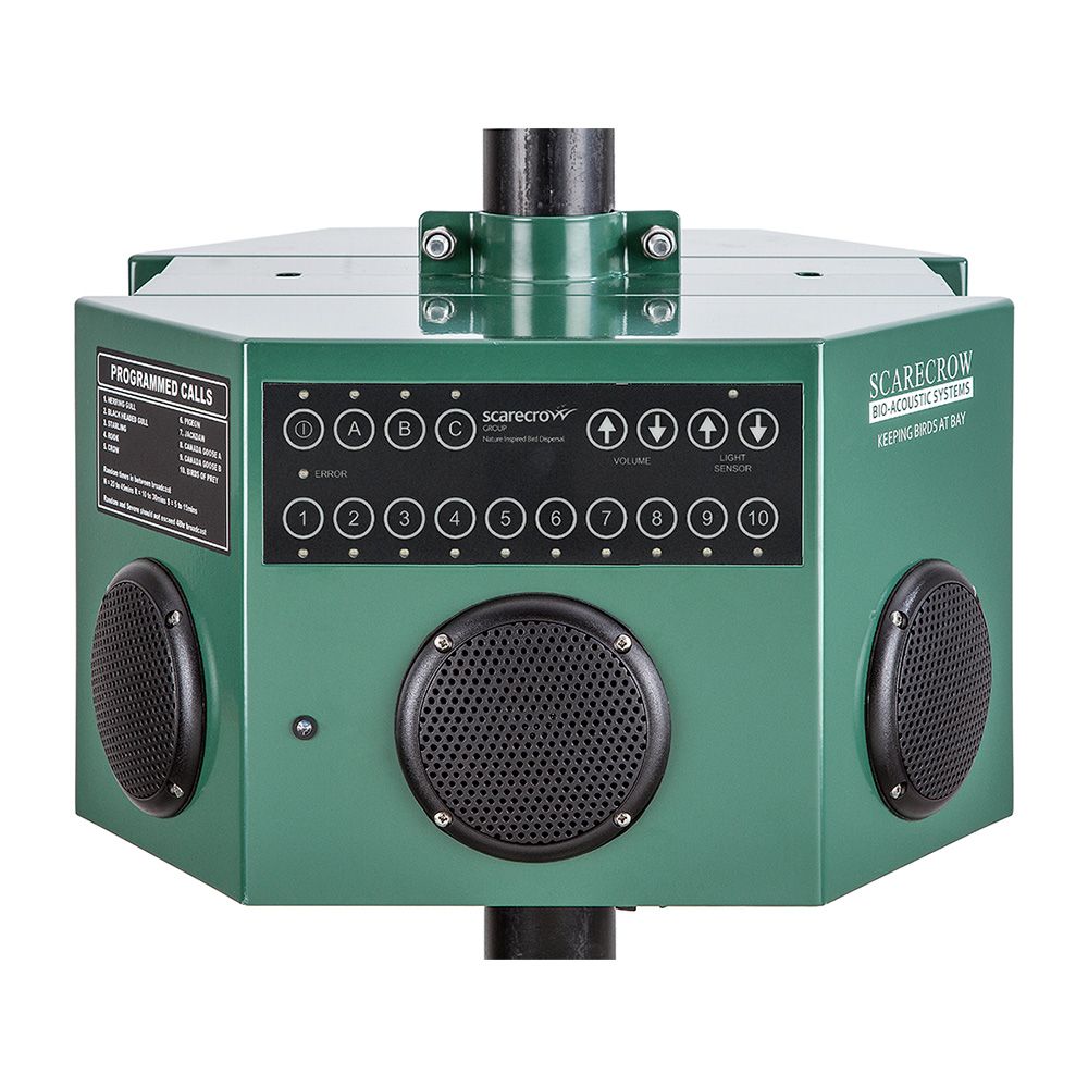 Agricultural Bird Scarer, Scarecrow 360° Bio-acoustic