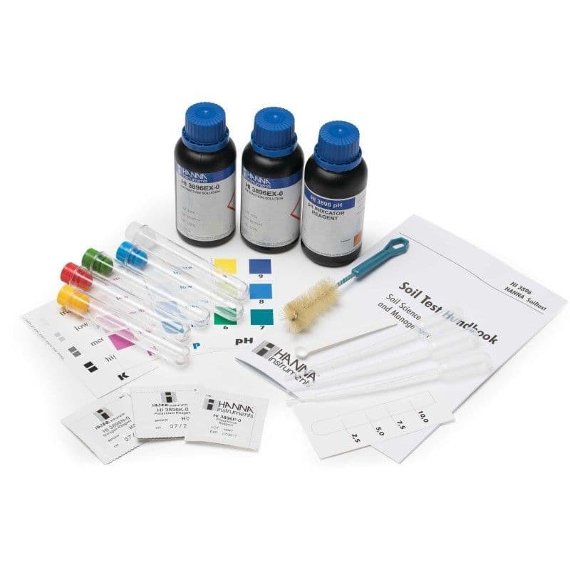 Hanna-3896 Professional Agriculture Test Kit for N, P, K, & pH