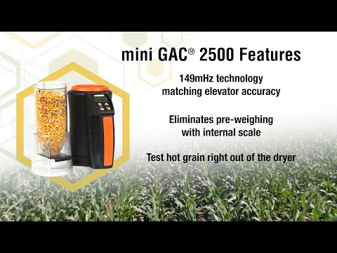 DICKEY-john® mini GAC™ 2500 handheld grain moisture analyzer