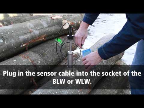 Humimeter BLW Moisture Meter for Round Timber and Split Logs