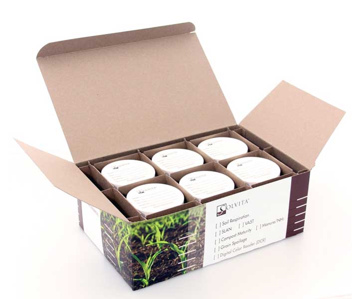Solvita Compost/Manure Maturity Test Incubation Jars