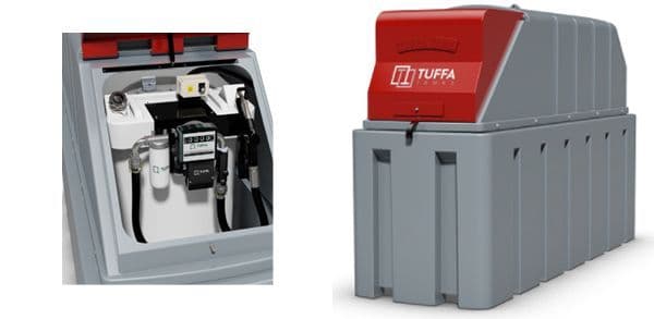 Tuffa 1350 Litre Plastic Bunded Diesel Tank