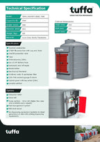 Tuffa 3500 Litre Plastic Bunded Diesel Tank