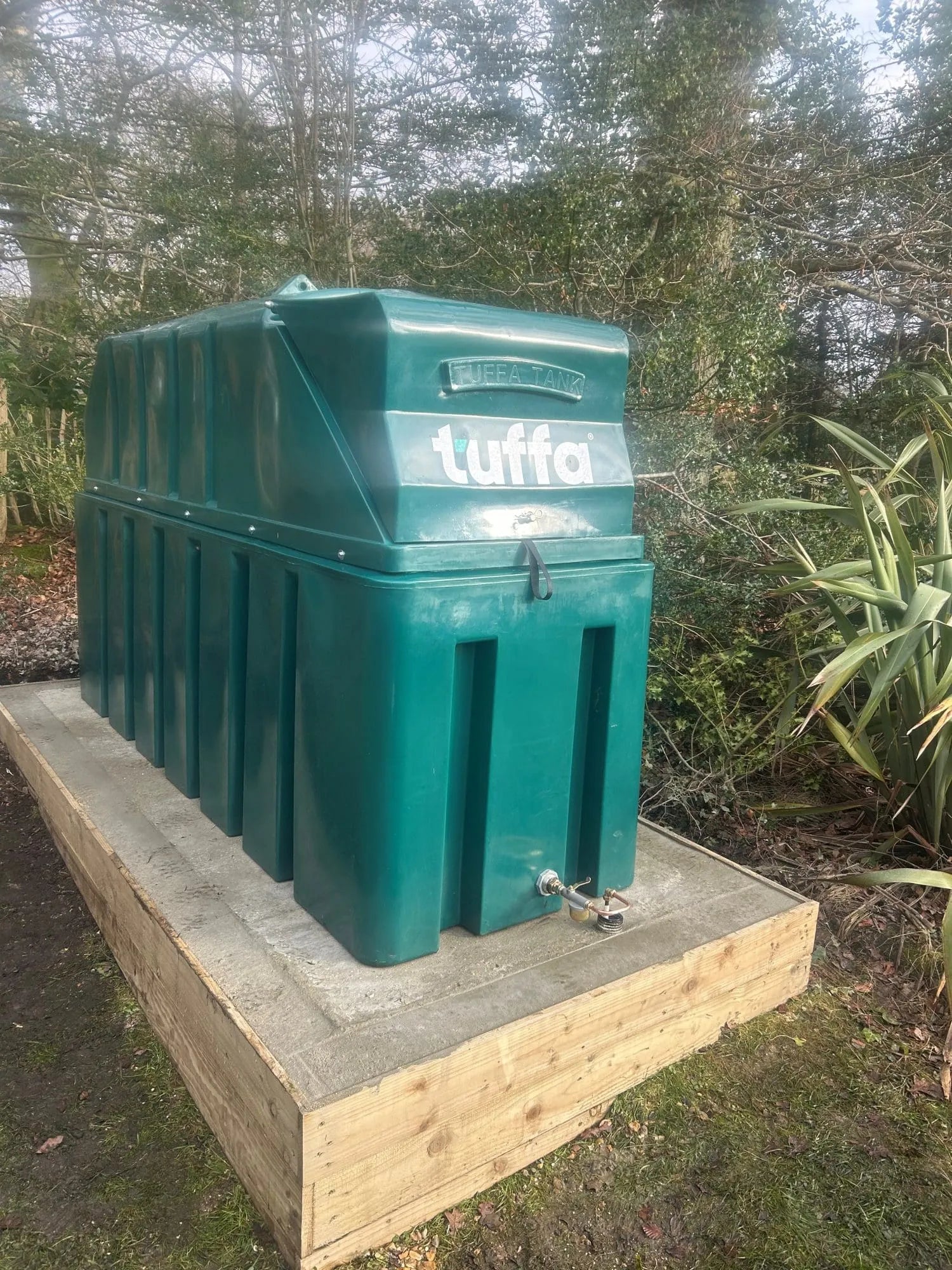 Tuffa 1350 Litre Plastic Bunded Heating Oil Tank
